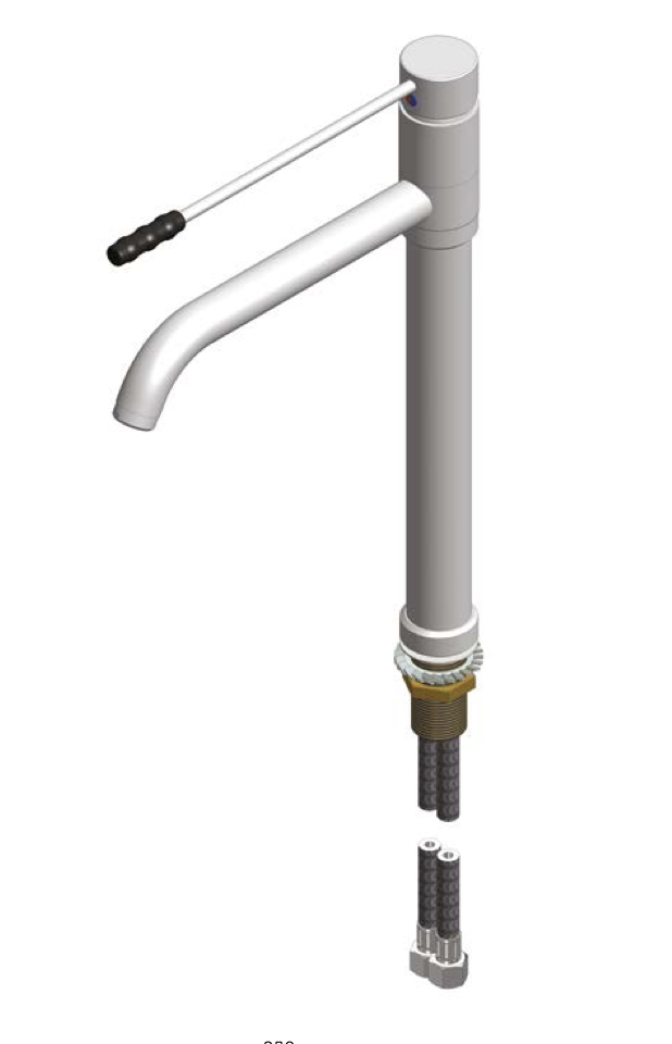 Grifo Mezclador monomando clínico